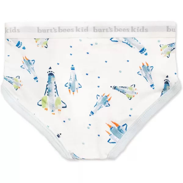 Burt's Bees Baby Toddler Boys' Underwear, Organic Cotton, Tag-Free Comfort Briefs