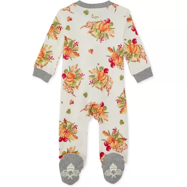 Burt's Bees Baby baby-boys Sleep and Play Pjs, 100% Organic Cotton One-piece Zip Front Romper Jumpsuit Pajamas