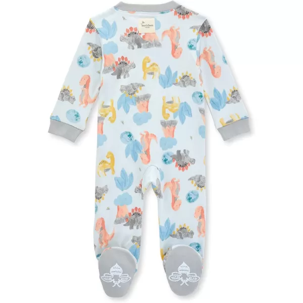 Burt's Bees Baby baby-boys Sleep and Play Pjs, 100% Organic Cotton One-piece Zip Front Romper Jumpsuit Pajamas