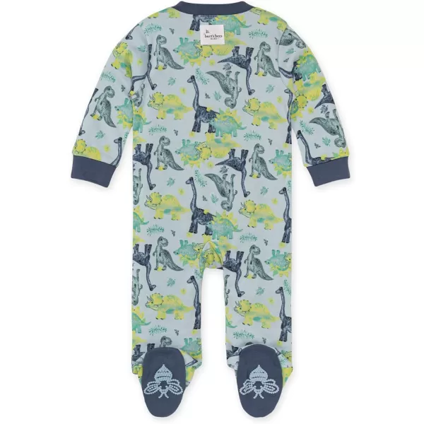 Burt's Bees Baby baby-boys Sleep and Play Pjs, 100% Organic Cotton One-piece Zip Front Romper Jumpsuit Pajamas