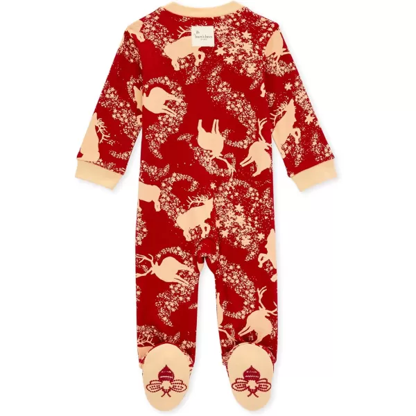 Burt's Bees Baby baby-boys Sleep and Play Pjs, 100% Organic Cotton One-piece Zip Front Romper Jumpsuit Pajamas