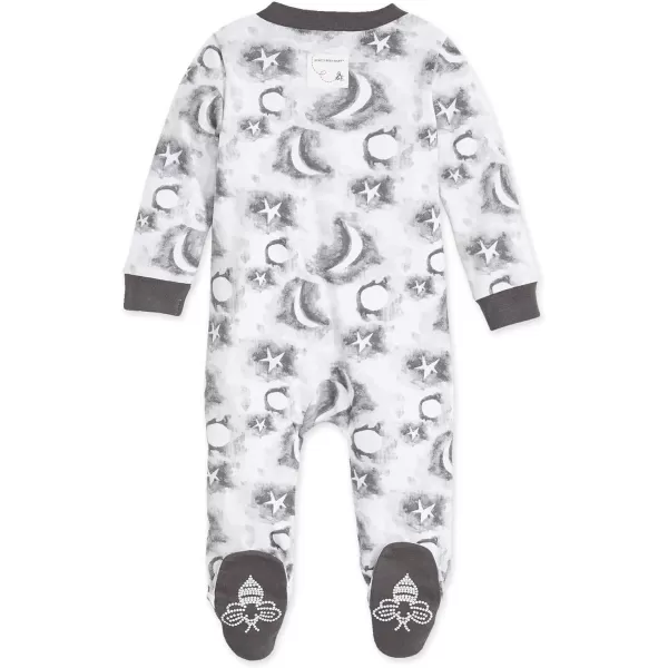 Burt's Bees Baby baby-boys Sleep and Play Pjs, 100% Organic Cotton One-piece Zip Front Romper Jumpsuit Pajamas