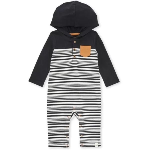 Burt's Bees Baby Baby Boys' Hooded Jumpsuit