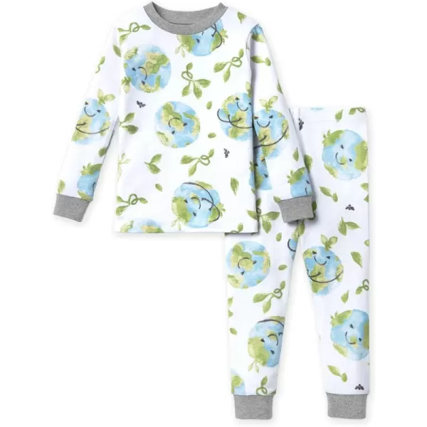 Burt's Bees Baby Baby Boys' Pajamas, Tee and Pant 2-Piece Pj Set, 100% Organic Cotton