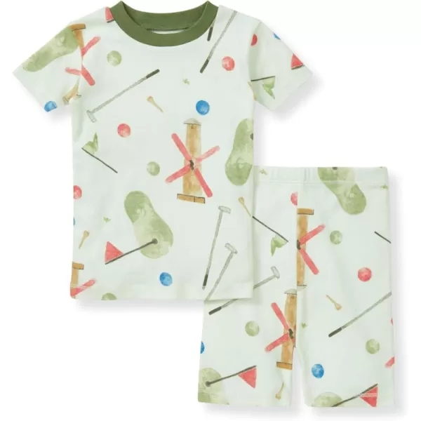 Burt's Bees Baby Baby Boys' Pajamas, Tee and Pant 2-Piece Pj Set, 100% Organic Cotton