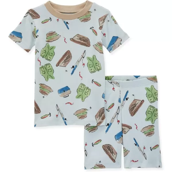 Burt's Bees Baby Baby Boys' Pajamas, Tee and Pant 2-Piece Pj Set, 100% Organic Cotton