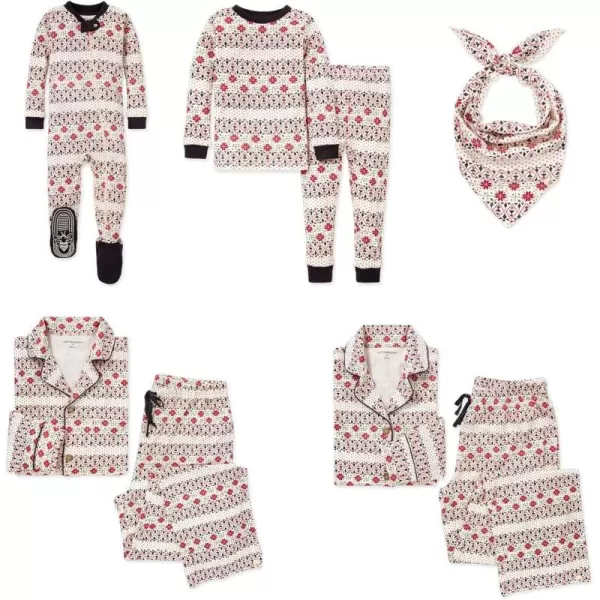 Burt's Bees Baby Baby Girls' Family Jammies Matching Holiday Organic Cotton Pajamas