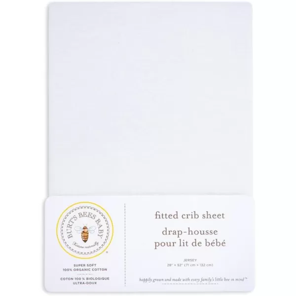 Burt's Bees Baby - Fitted Crib Sheet, Girls Boys &amp; Unisex 100% Organic Cotton Crib Sheet for Standard Crib &amp; Toddler Mattresses