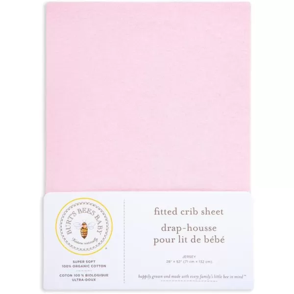 Burt's Bees Baby - Fitted Crib Sheet, Girls Boys &amp; Unisex 100% Organic Cotton Crib Sheet for Standard Crib &amp; Toddler Mattresses