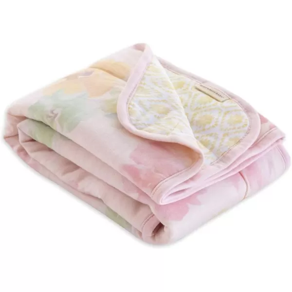 Burt's Bees Baby - Reversible Blanket, Nursery, Stroller &amp; Tummy-Time Organic Jersey Cotton Quilted Infant &amp; Toddler Bedding