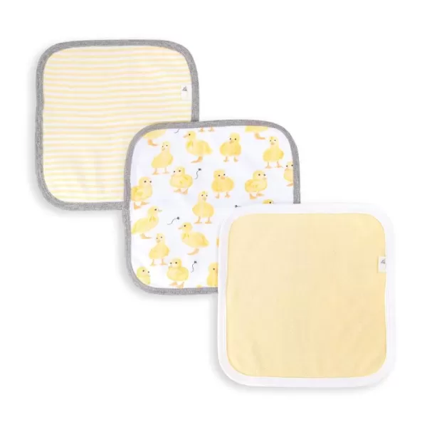 Burt's Bees Baby Washcloths, Absorbent Knit Terry, Super Soft 100% Organic Cotton