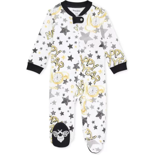 Burt's Bees Baby baby-boys Sleep and Play Pjs, 100% Organic Cotton One-piece Zip Front Romper Jumpsuit Pajamas