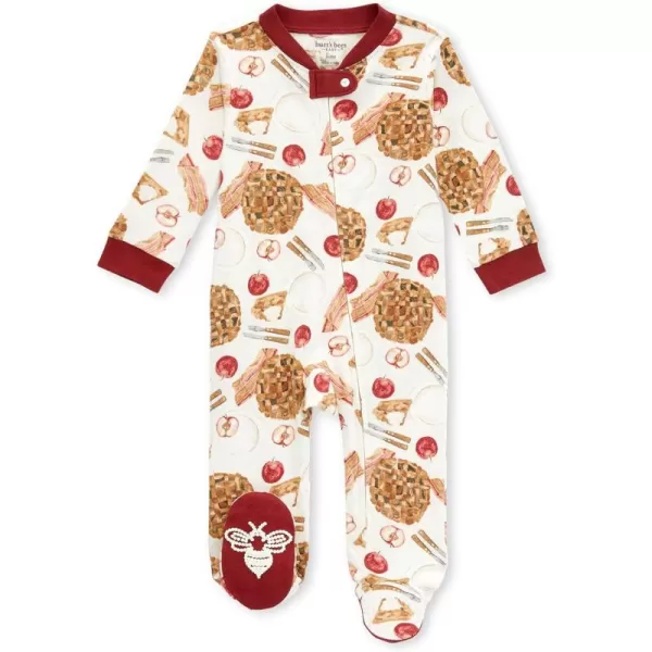 Burt's Bees Baby baby-boys Sleep and Play Pjs, 100% Organic Cotton One-piece Zip Front Romper Jumpsuit Pajamas