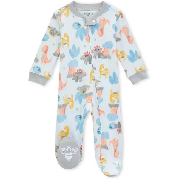 Burt's Bees Baby baby-boys Sleep and Play Pjs, 100% Organic Cotton One-piece Zip Front Romper Jumpsuit Pajamas