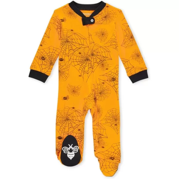 Burt's Bees Baby baby-boys Sleep and Play Pjs, 100% Organic Cotton One-piece Zip Front Romper Jumpsuit Pajamas