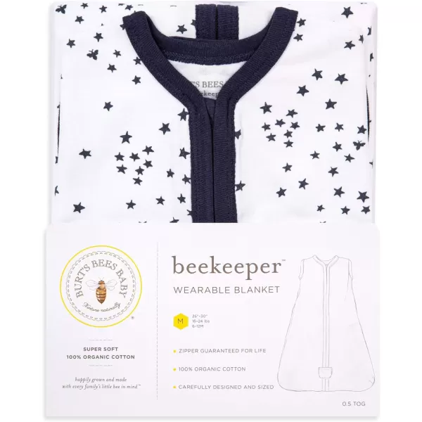 Burt's Bees Baby Infant Wearable Blanket Twinkle Bee Organic Unisex Newborn Clothes Beekeeper