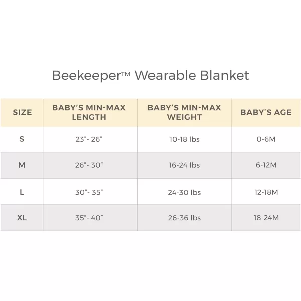 Burt's Bees Baby Infant Wearable Blanket Twinkle Bee Organic Unisex Newborn Clothes Beekeeper