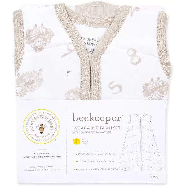 Burt's Bees Baby Infant Wearable Blanket Twinkle Bee Organic Unisex Newborn Clothes Beekeeper