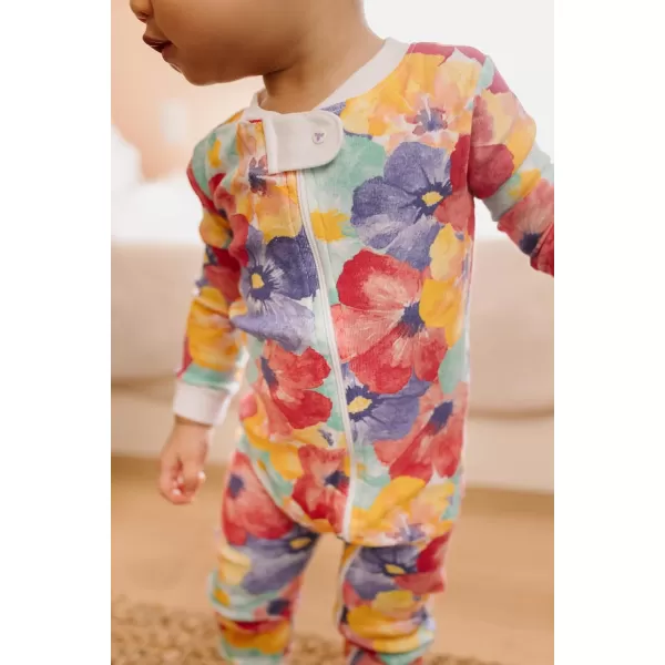 Burt's Bees Baby baby-girls Baby Girls Sleeper PajamasBaby and Toddler Sleepers