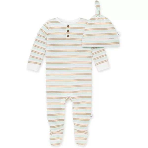 Burt's Bees Baby baby-boys Romper Jumpsuit, 100% Organic Cotton One-piece Short Sleeve Shortall, Long Sleeve Coverall