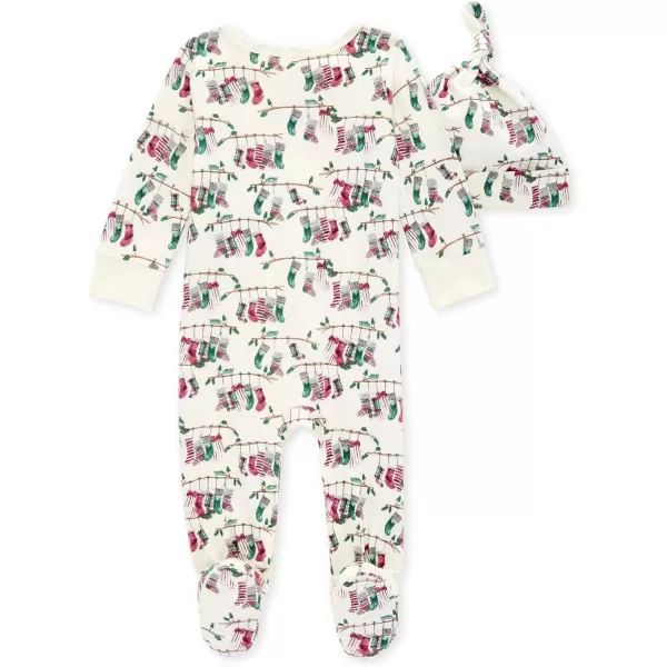 Burt's Bees Baby Romper Jumpsuit, 100% Organic Cotton One-Piece Outfit Coverall