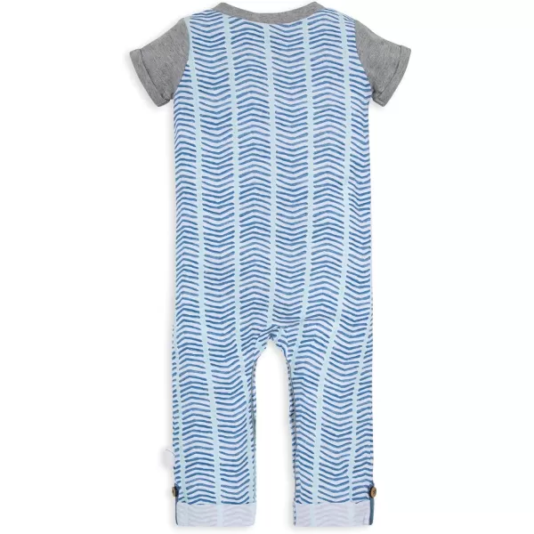 Burt's Bees Baby Romper Jumpsuit, 100% Organic Cotton One-Piece Outfit Coverall