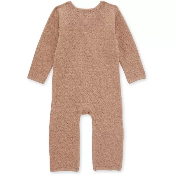 Burt's Bees Baby baby-boys Romper Jumpsuit, 100% Organic Cotton One-piece Short Sleeve Shortall, Long Sleeve Coverall
