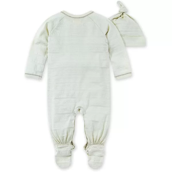 Burt's Bees Baby baby-boys Romper Jumpsuit, 100% Organic Cotton One-piece Short Sleeve Shortall, Long Sleeve Coverall