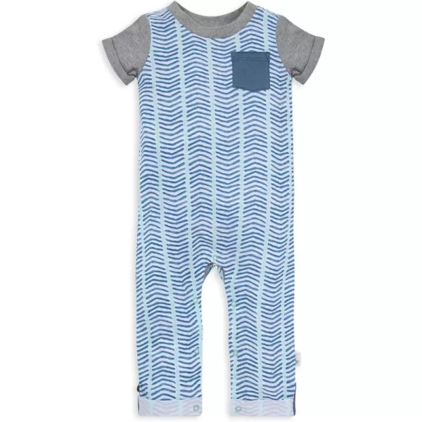 Burt's Bees Baby Romper Jumpsuit, 100% Organic Cotton One-Piece Outfit Coverall