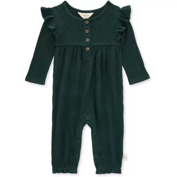 Burt's Bees Baby Romper Jumpsuit, 100% Organic Cotton One-Piece Outfit Coverall