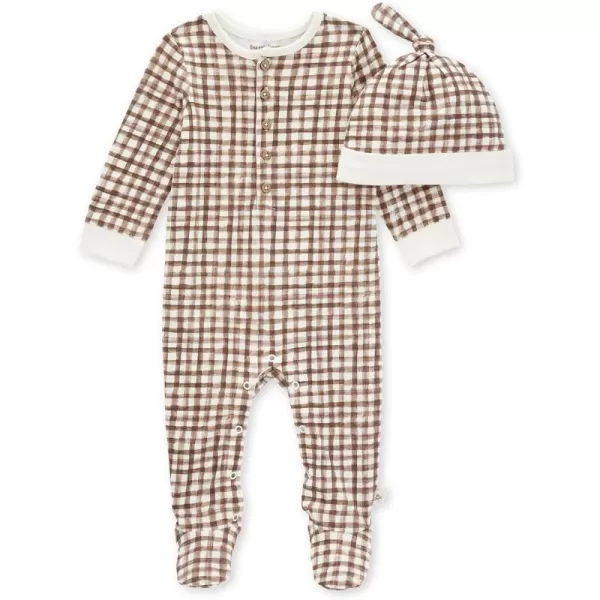 Burt's Bees Baby baby-boys Romper Jumpsuit, 100% Organic Cotton One-piece Short Sleeve Shortall, Long Sleeve Coverall