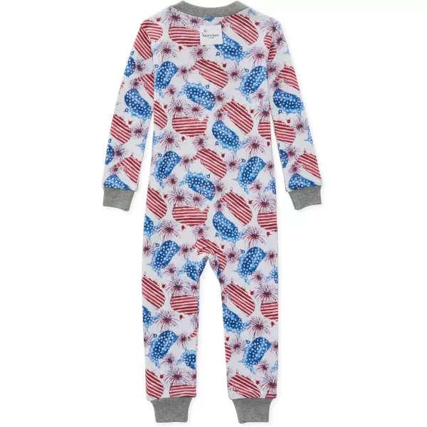 Burt's Bees Baby Girls Pajamas, Zip Front Non-slip Footed Pjs, 100% Organic Cotton and Toddler Sleepers