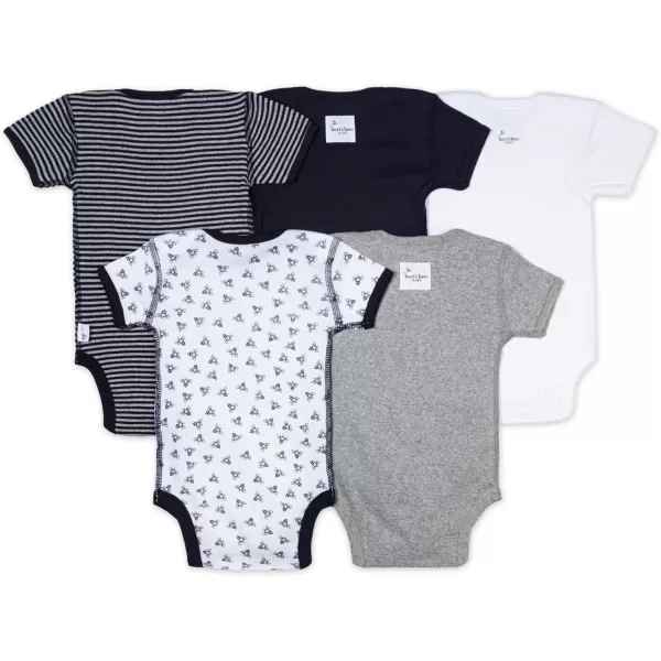 Burt's Bees Baby Unisex Baby Bodysuits, 8-pack Short &amp; Long Sleeve One-pieces, 100% Organic CottonBodysuit