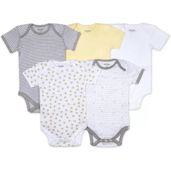 Burt's Bees Baby Unisex Baby Bodysuits, 8-pack Short &amp; Long Sleeve One-pieces, 100% Organic CottonBodysuit