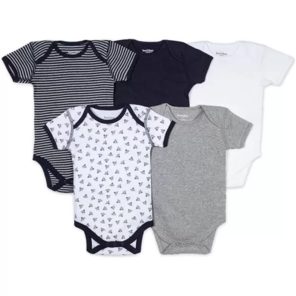 Burt's Bees Baby Unisex Baby Bodysuits, 8-pack Short &amp; Long Sleeve One-pieces, 100% Organic CottonBodysuit