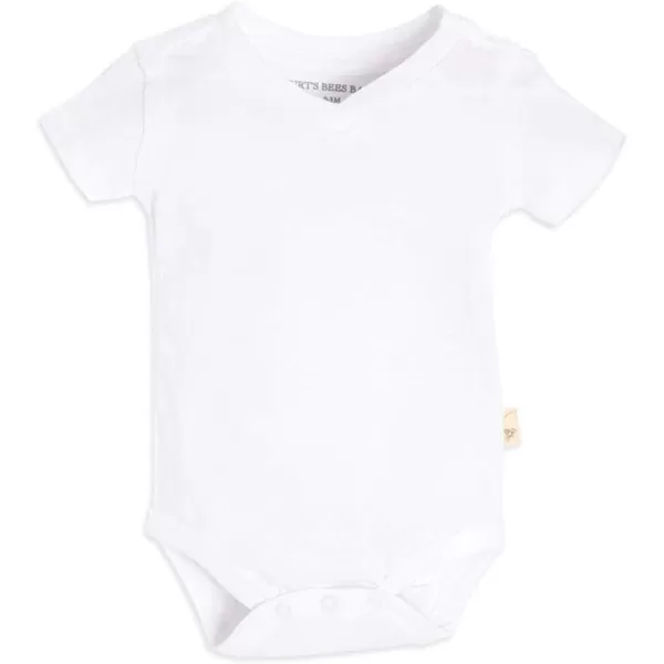 Burt's Bees Baby baby-boys Bodysuit, Short Long Sleeve One Piece Lap Shoulder Bodysuits, 100% Organic Cotton