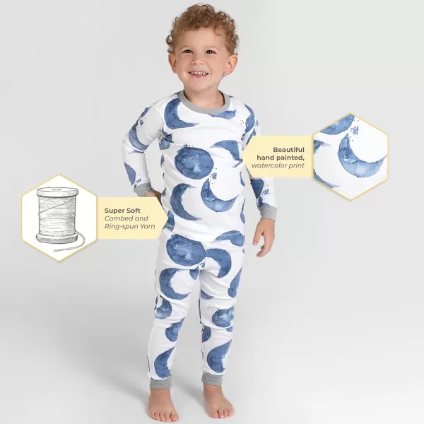 Burt's Bees Baby Baby Boys' Pajamas, Tee and Pant 2-Piece Pj Set, 100% Organic Cotton