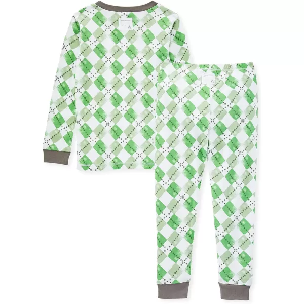 Burt's Bees Baby Baby Boys' Pajamas, Tee and Pant 2-Piece Pj Set, 100% Organic Cotton