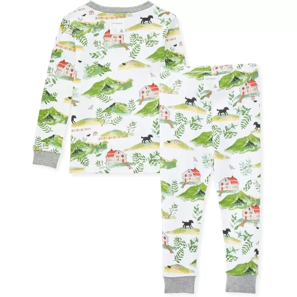 Burt's Bees Baby Baby Boys' Pajamas, Tee and Pant 2-Piece Pj Set, 100% Organic Cotton