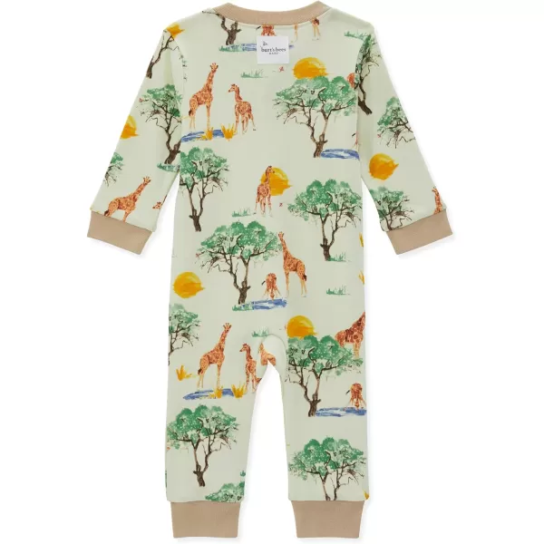 Burt's Bees Baby baby-boys Sleep and Play Pjs, 100% Organic Cotton One-piece Zip Front Romper Jumpsuit Pajamas