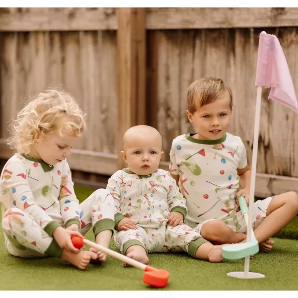 Burt's Bees Baby baby-boys Sleep and Play Pjs, 100% Organic Cotton One-piece Zip Front Romper Jumpsuit Pajamas