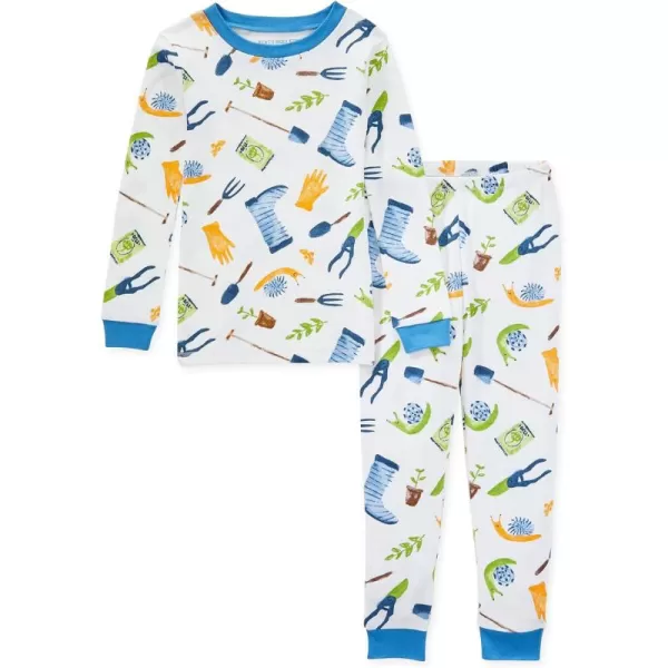 Burt's Bees Baby Baby Boys' Pajamas, Tee and Pant 2-Piece Pj Set, 100% Organic Cotton