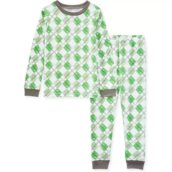 Burt's Bees Baby Baby Boys' Pajamas, Tee and Pant 2-Piece Pj Set, 100% Organic Cotton