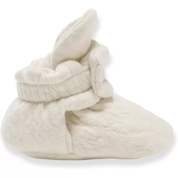 imageBurts Bees Baby Booties Organic Cotton Adjustable Infant SockQuilted Oat