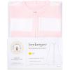 imageBurts Bees Baby Beekeeper Infant Wearable Blanket 100 Organic Cotton Unisex Girl Boy Swaddle Transition Sack  Light Weight 05 TOG or Medium Weight 15 TOG  Newborn Essentials Sleep ClothesPink Stripes