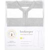 imageBurts Bees Baby Beekeeper Infant Wearable Blanket 100 Organic Cotton Unisex Girl Boy Swaddle Transition Sack  Light Weight 05 TOG or Medium Weight 15 TOG  Newborn Essentials Sleep ClothesLight Grey Stripe