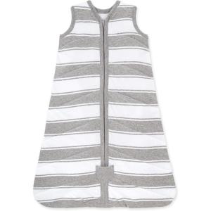 imageBurts Bees Baby Beekeeper Infant Wearable Blanket 100 Organic Cotton Unisex Girl Boy Swaddle Transition Sack  Light Weight 05 TOG or Medium Weight 15 TOG  Newborn Essentials Sleep ClothesQuilted Grey Rugby