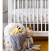 imageBurts Bees Baby Baby Plush Toy Lovey Hold Me Bee Stuffed Security Blanket Infants Comfort Object Made with Organic Velour Shell with Polyester Sunshine Color Size 12x12x3 InchesBee Lovey