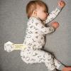 imageBurts Bees Baby Boys 2Piece Long Sleeve Tee and Pants Organic Cotton Pajama SetAbeec