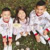 imageBurts Bees Baby Boys 2Piece Long Sleeve Tee and Pants Organic Cotton Pajama SetBaseball